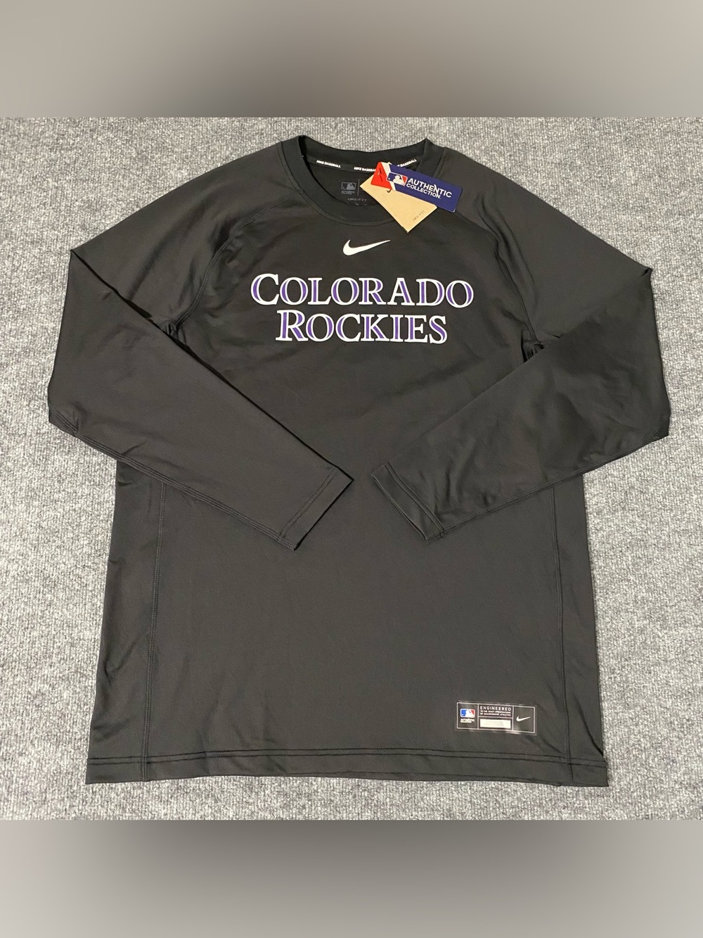 Nike Colorado Rockies Authentic Collection Game Time Pullover Mens XL NWT